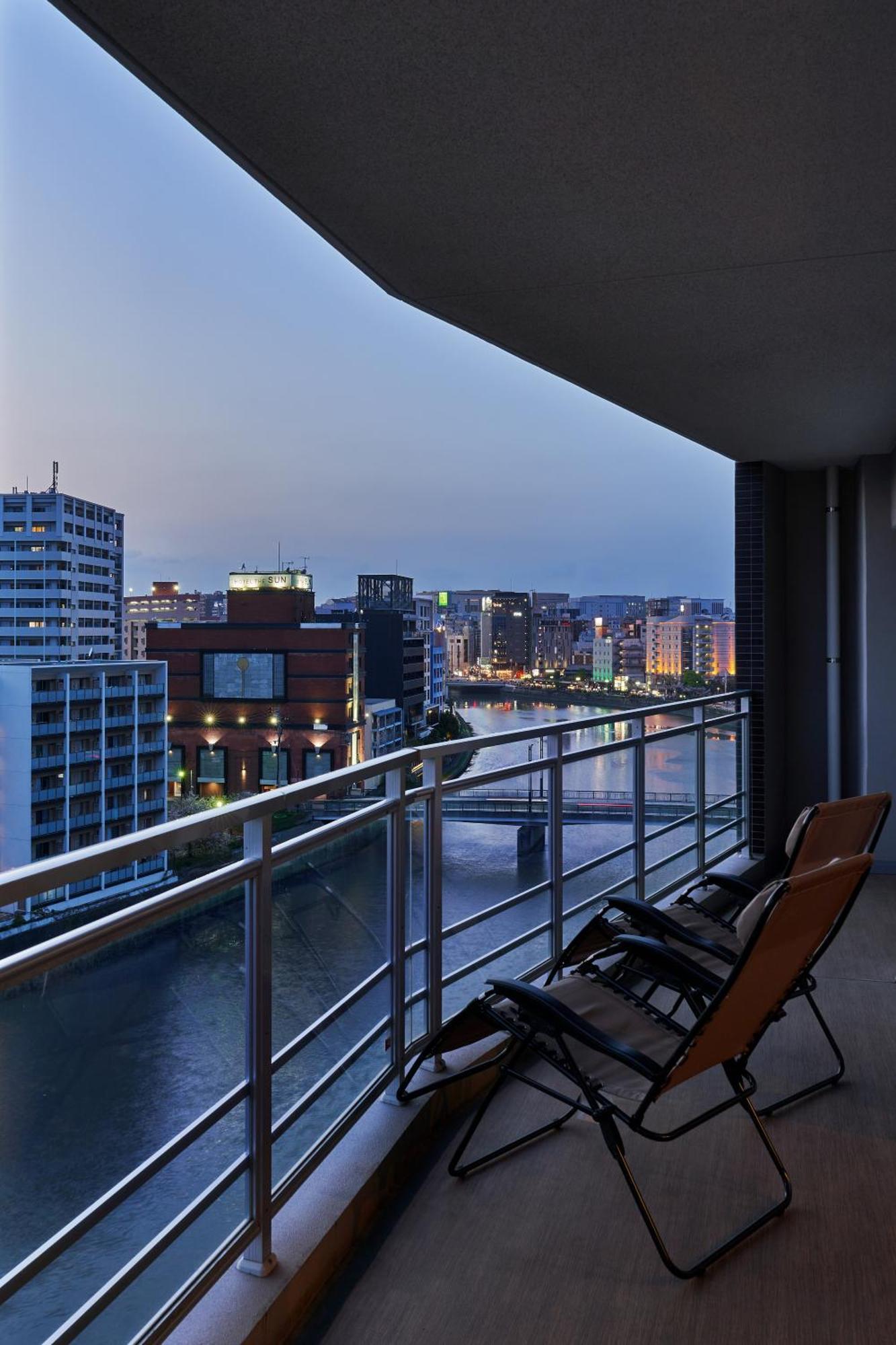 Alfacio Riverside Stay Hakata Fukuoka  Exterior foto